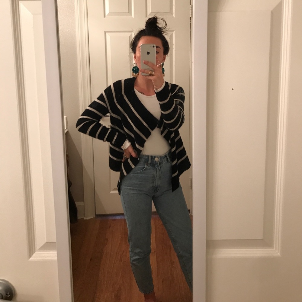 360 Cashmere Waterfall Open Cardigan Size XS, great condition